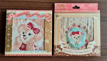 디즈니씨 셰리 메이 크리스마스 디자인 미니 타월 2세트