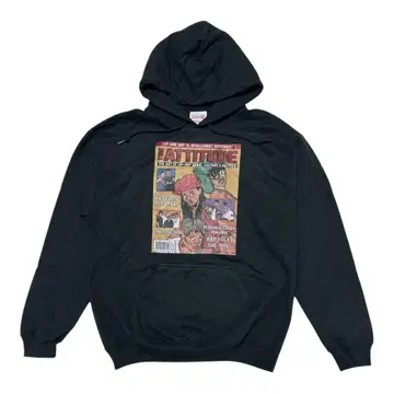 새상품 ATTITUDE 아티튜드 콜라보 후드티 BLACK M