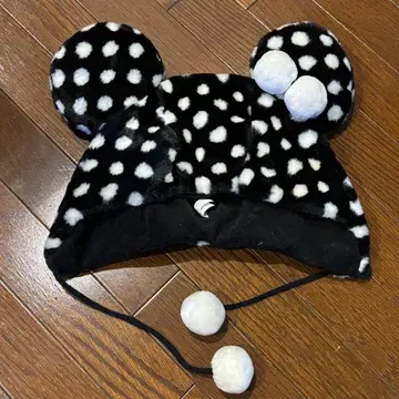 디즈니 팬캡 도트 블랙 레어