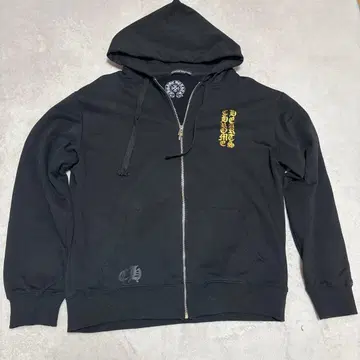 블랙 지퍼 후드티