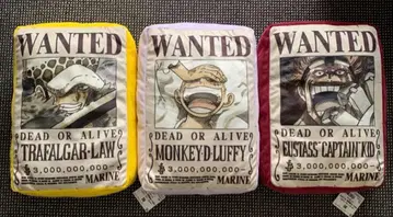 원피스 모후굿토 수배서 봉제 인형 루피 로우 키드