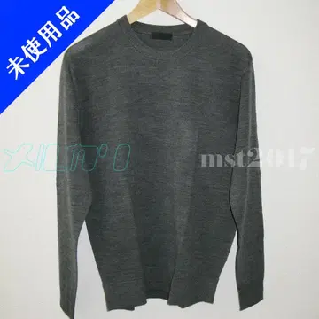 ZOZO 크루넥 니트 풀오버 (그레이)