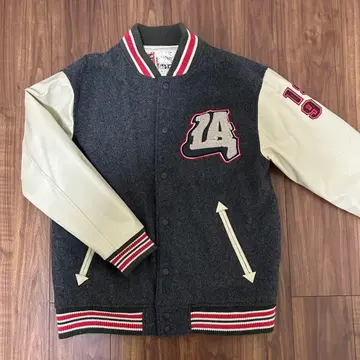 CONART 바시티 자켓 그레이 구제 의류