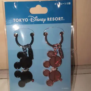 도쿄 디즈니 리조트 미키마우스 키링 2개 세트 미개봉 새상품