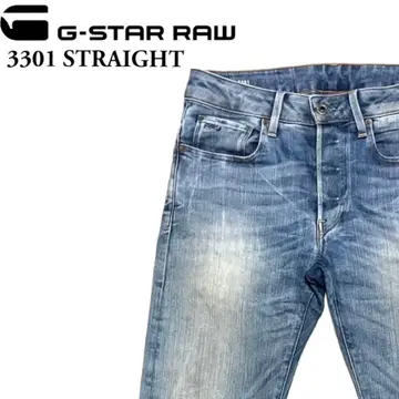 G-STAR ROW 3301 스트레이트 강 스트레치 데님