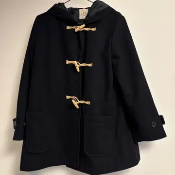 사만사 모스모스 더플 코트 네이비 컬러