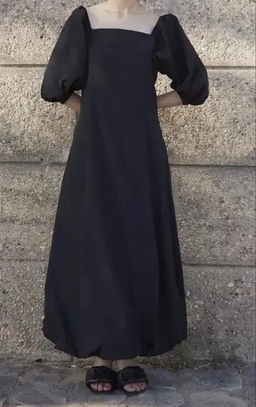 randeboo Balloon volume puff dress