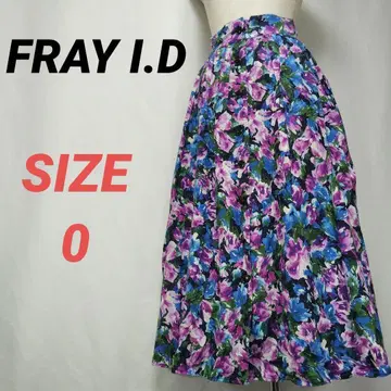 FRAY I.D 프레이 아이디 꽃무늬 롱 스커트 플레어 올 패턴