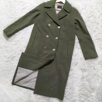 투모로우랜드/TOMORROWLAND 롱 코트 더블 골드 버튼