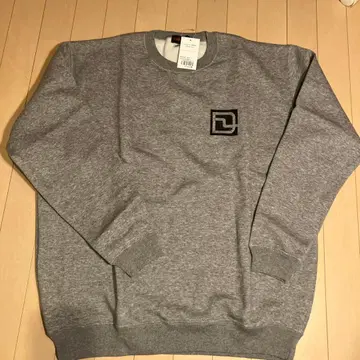 DEELUXE 그레이 로고 크루넥 트레이닝복