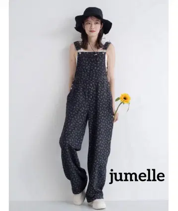 [ 새상품급 ] jumelle  데님 살로펫 꽃무늬