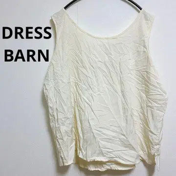 DRESS BARN 슬리브리스 아이보리 루즈핏