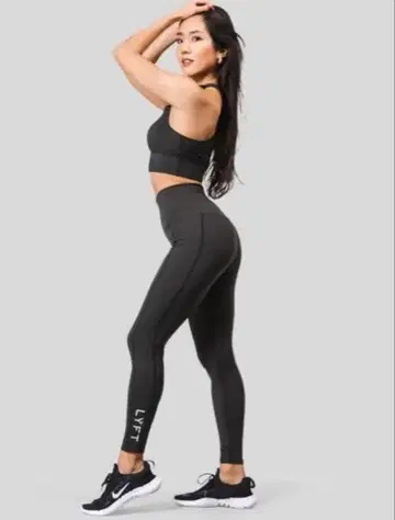 LYFT 셋업 스탠다드 레깅스 하이넥 브라탑