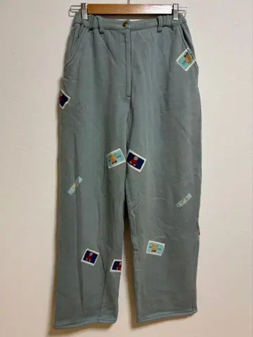 핑크하우스 곰 와펜 라이트 블루 맨투맨 팬츠