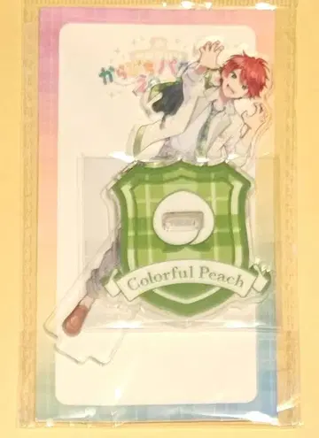 컬러풀 피치 아크릴 스탠드 쟈파파