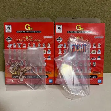 제일복권 스트리트 파이터 G상 아크릴 스탠드 2개 세트