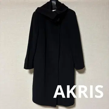 AKRIS 블랙 코트 정가 18만 새상품급! 한큐점 구매