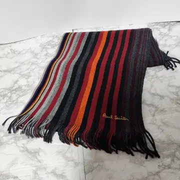 [ 새상품급 ] Paul Smith 머플러 다색 울 100%