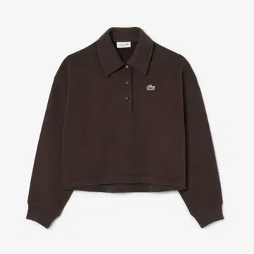 LACOSTE 오버 사이즈 맨투맨 피케 셔츠