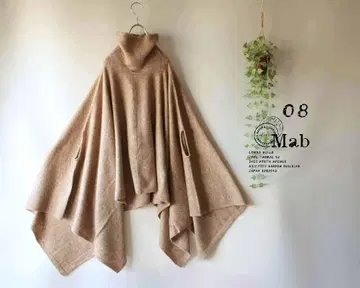 새상품 할인 08Mab 메트리 니트 판초 루즈핏