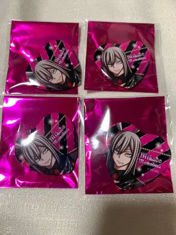 도겐 안키 도지 신몬 하트 캔뱃지 4개 세트