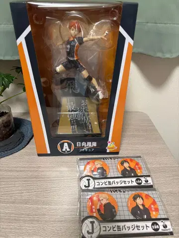 히나타 쇼요 피규어 & 캔뱃지 세트 1번 복권