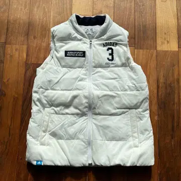 adidas 화이트 여성용 골프 다운 베스트