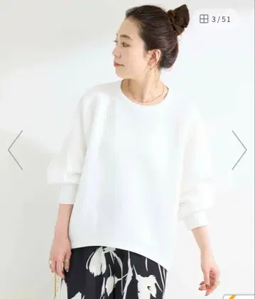 화이트 맨투맨 프리 사이즈