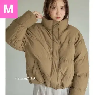 새상품 시마무라 다나카 리나 스탠드 카라 자켓 M 충전솜 다운