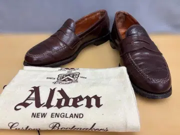 알든 ALDEN 90s 구 로고 6720 페니 로퍼 26.5 A25418