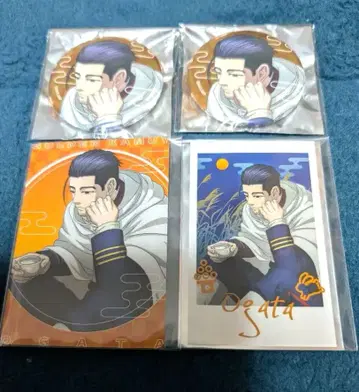 골든 카무이 황금 찻집 오가타 배지 콜라보 카페