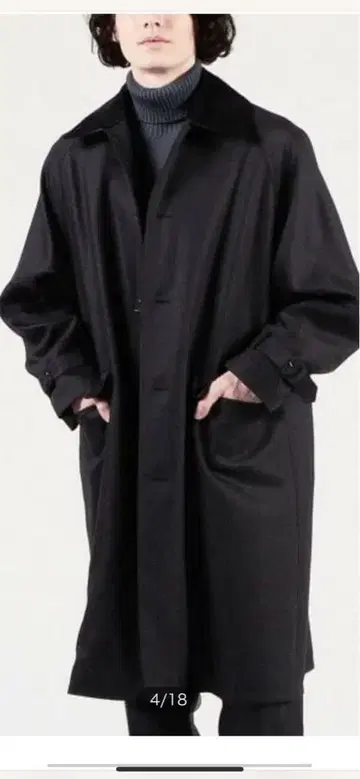 투모로우랜드 셰틀랜드 울 스텐카라 코트