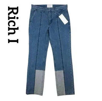 Rich I 리치아이 스트레이트 데님 팬츠 미사용 택 포함