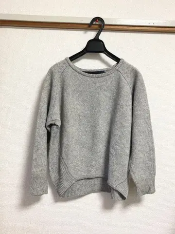 슬로브 이에나 크루넥 니트 SLOBE IENA 그레이