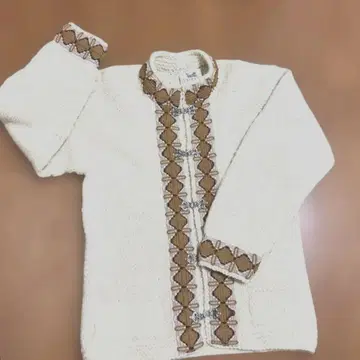 danspun 핸드 니트 가디건 덴마크제 90's 빈티지