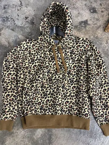 챔피언 레오파드 후드티