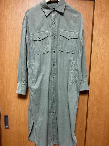 JOURNAL STANDARD 카키 셔츠 원피스 코듀로이