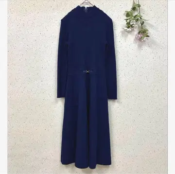 [ Gay GIBBSON ] 긴팔 니트 원피스 A라인 플레어 (M)