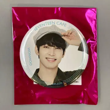 SEVENTEEN 세븐틴 Cafe 카페 캔뱃지 원우
