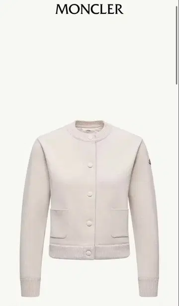 MONCLER 화이트 가디건