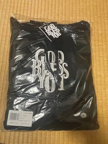 GOD BLESS YOU 블랙 XL 후드티