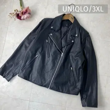 [ 빅 사이즈 ] 3XL UNIQLO 유니클로 네오 가죽 라이더 자켓