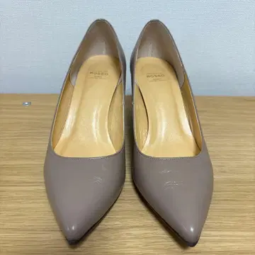 ROSSO 블록 힐 펌프스 모카 24.0cm