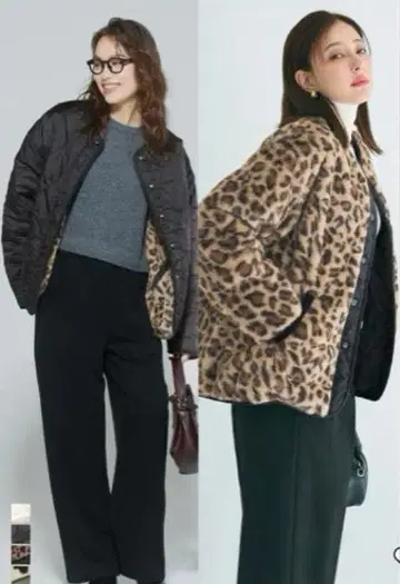 워셔블 보아와 퀼팅 리버서블 블루종 새상품 미사용