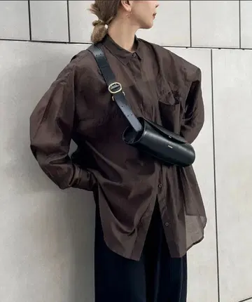 select moca by son 시어 오버 사이즈 셔츠