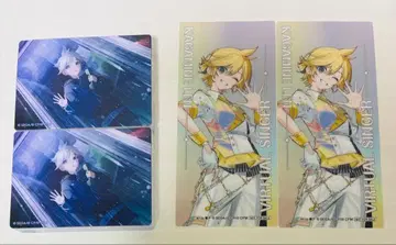 프로세카 카가미네 렌 노블 아트 컬렉션 특전 클리어 책갈피