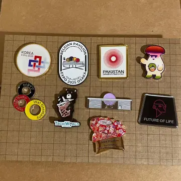 오사카 엑스포 핀 배지 세트 2