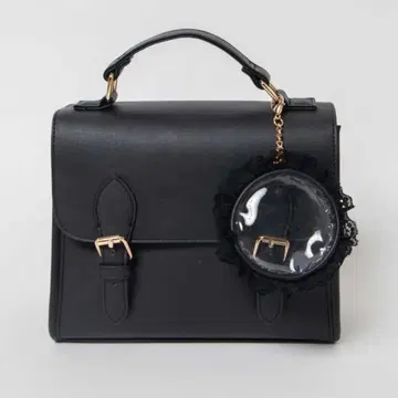 WEGO 새첼 통 숄더 블랙