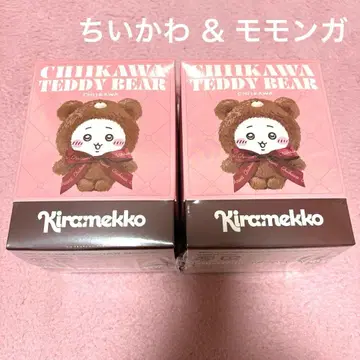 키라메코 Kiramekko 테디 베어 치이카와 (먼작귀) 모몽가 세트