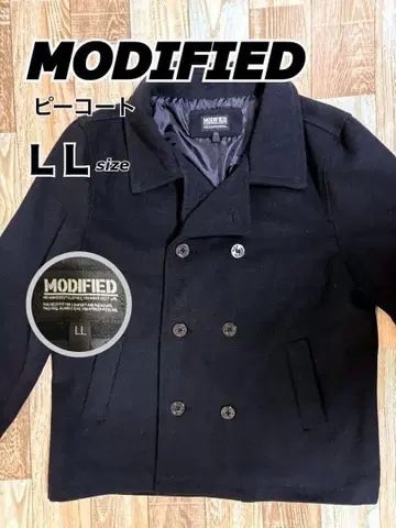 MODIFIED 피코트 LL 사이즈 블랙